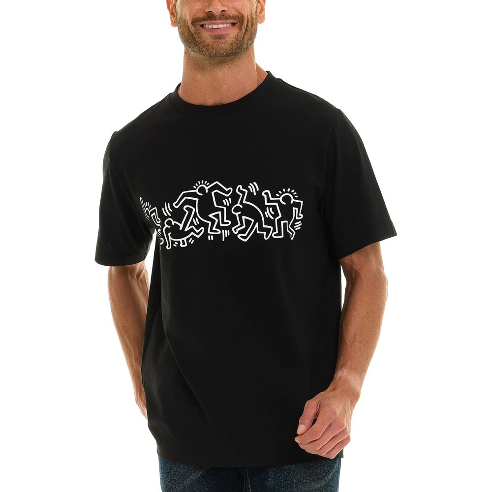 Keith Haring Men's Graphic Tee, Black, Size: Medium, New